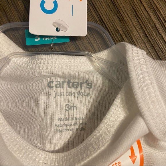 Carter's 3 Months Christmas Reindeer 2pc Bodysuit & Pant Set Just One You NWT - Picture 4 of 9